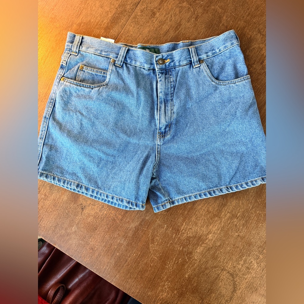 Classic Denim Dad Shorts SZ 12